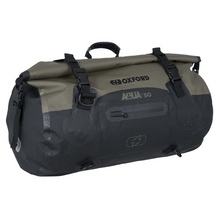 Oxford Aqua Waterproof T50 Khaki - Black Roll Bag