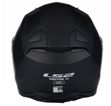 LS2 FF811 Vector II Matt Black Full Face Helmet with factory fitted Cardo intercom