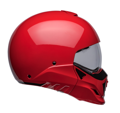 Bell Broozer Helmet Full / Open Face Duplet Red Cruiser Helmet plus freebie bundle