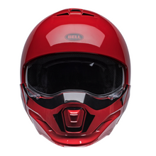 Bell Broozer Helmet Full / Open Face Duplet Red Cruiser Helmet plus freebie bundle