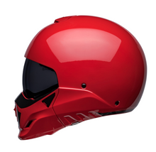 Bell Broozer Helmet Full / Open Face Duplet Red Cruiser Helmet