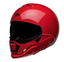 Bell Broozer Helmet Full / Open Face Duplet Red Cruiser Helmet plus freebie bundle