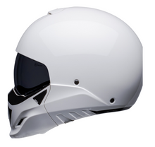 Bell Broozer Helmet Full / Open Face Duplet White Cruiser Helmet
