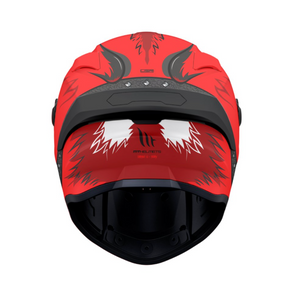 MT Targo S Toby C5 Matt Red Full Face Motorcycle Helmet