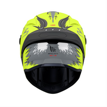 MT Targo S Toby C3 Fluo Yellow Full Face Motorcycle Helmet