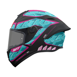 MT Targo S Surt C8 Matt Black Blue Purple Full Face Motorcycle Helmet