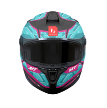 MT Targo S Surt C8 Matt Black Blue Purple Full Face Motorcycle Helmet