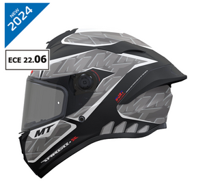 MT Targo S Surt B0 Matt Black Grey Full Face Motorcycle Helmet