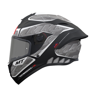 MT Targo S Surt B0 Matt Black Grey Full Face Motorcycle Helmet