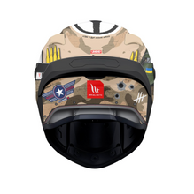MT Targo S Surt A2 Matt Sand Patton Full Face Motorcycle Helmet