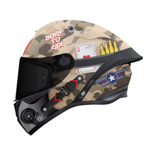 MT Targo S Surt A2 Matt Sand Patton Full Face Motorcycle Helmet