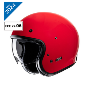 HJC V31 Red Open Face Helmet