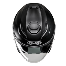 HJC F31 MATT BLACK Twin Visor Open Face Helmet
