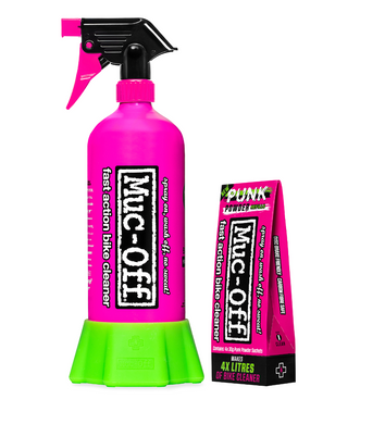 Muc Off Punk Powder Bottle for Life & 4 Sachet Pack