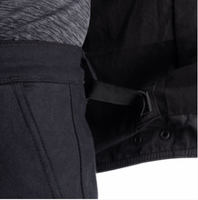 Henlow Mens Black Leather Biker Jacket by Oxford