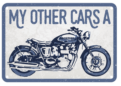 My Other Cars a Bike Garage Metal Sign