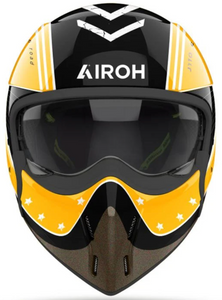 Airoh J110 Gloss Command Yellow Full / Open Face Helmet