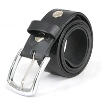 Hot Leathers Wings and V Twin Motor Embossed Heavy Black Leather Belt BLA1126