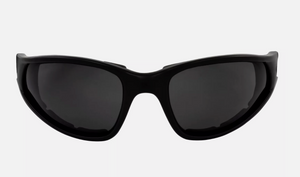 Global Vision Mad Dog Padded Riding Sunglasses Black Frames Smoke Lenses