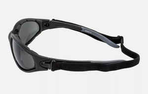 Global Vision Mad Dog Padded Riding Sunglasses Black Frames Smoke Lenses