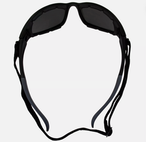 Global Vision Mad Dog Padded Riding Sunglasses Black Frames Smoke Lenses