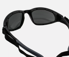 Global Vision Mad Dog Padded Riding Sunglasses Black Frames Smoke Lenses