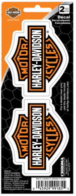 Genuine Harley Davidson Bar & Shield logo twin sticker set