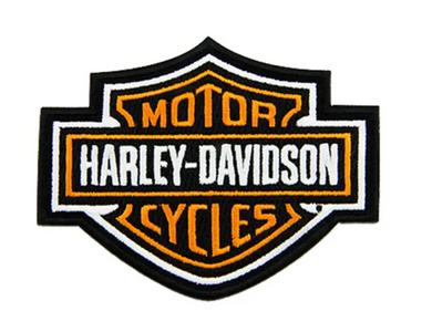 Genuine Harley Davidson Medium Bar & Shield Logo SEW ON PATCH