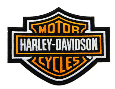 Genuine Harley Davidson Large Bar & Shield Logo SEW ON PATCH