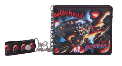 Motorhead Bomber Wallet with security chain
