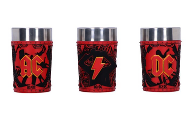 AC DC Set of 3 Logo Shot Glasses