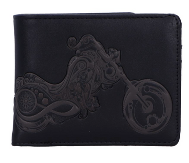 Embossed Bike Wallet