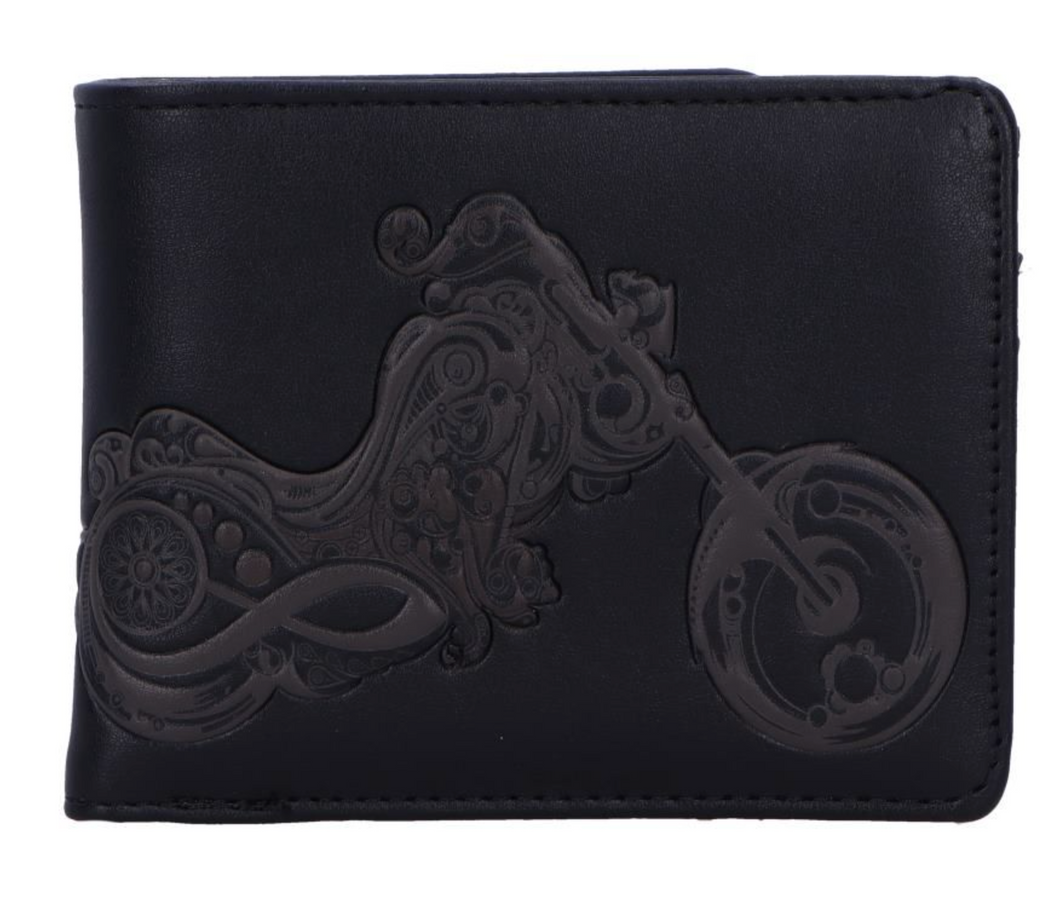 Embossed Bike Wallet