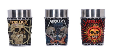 Metallica Set of 3 Logo Shot Glasses