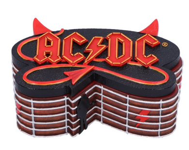 AC DC Guitar Inspired Logo Box