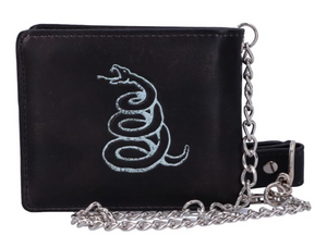 Metallica Black Album Wallet with security chain