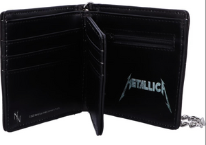 Metallica Black Album Wallet with security chain