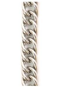 18" Heavy Duty Link Chain with Split Ring for Wallet & Lobster Clip Belt attachment