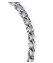 Chrome 18" Wallet Chain with Skull Charm with Lobster Belt Clip
