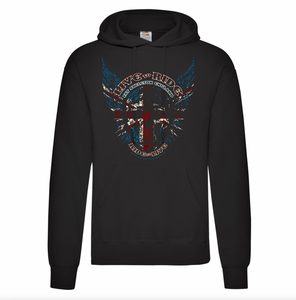 Fat Skeleton Live To Ride UK Skull Hoodie