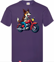 Kids Biker Border Collie T Shirt