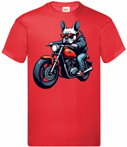Kids Biker French Bulldog T Shirt