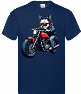 Kids Biker French Bulldog T Shirt
