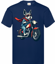 Kids Biker Miniature Schnauzer T Shirt