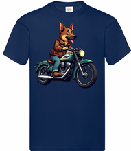Kids Biker German Shepherd T Shirt