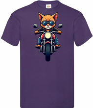 Kids Biker Abyssinian  Kitty T Shirt