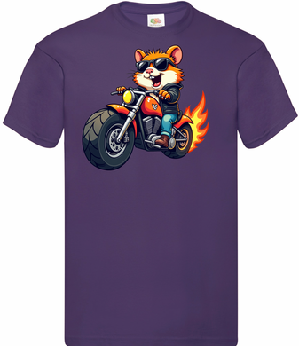 Kids Biker Hamster T Shirt