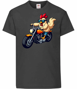 Kids Biker Chick T Shirt