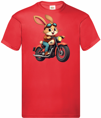 Kids Biker Bunny T Shirt