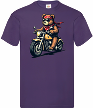 Kids Biker Teddy Bear T Shirt